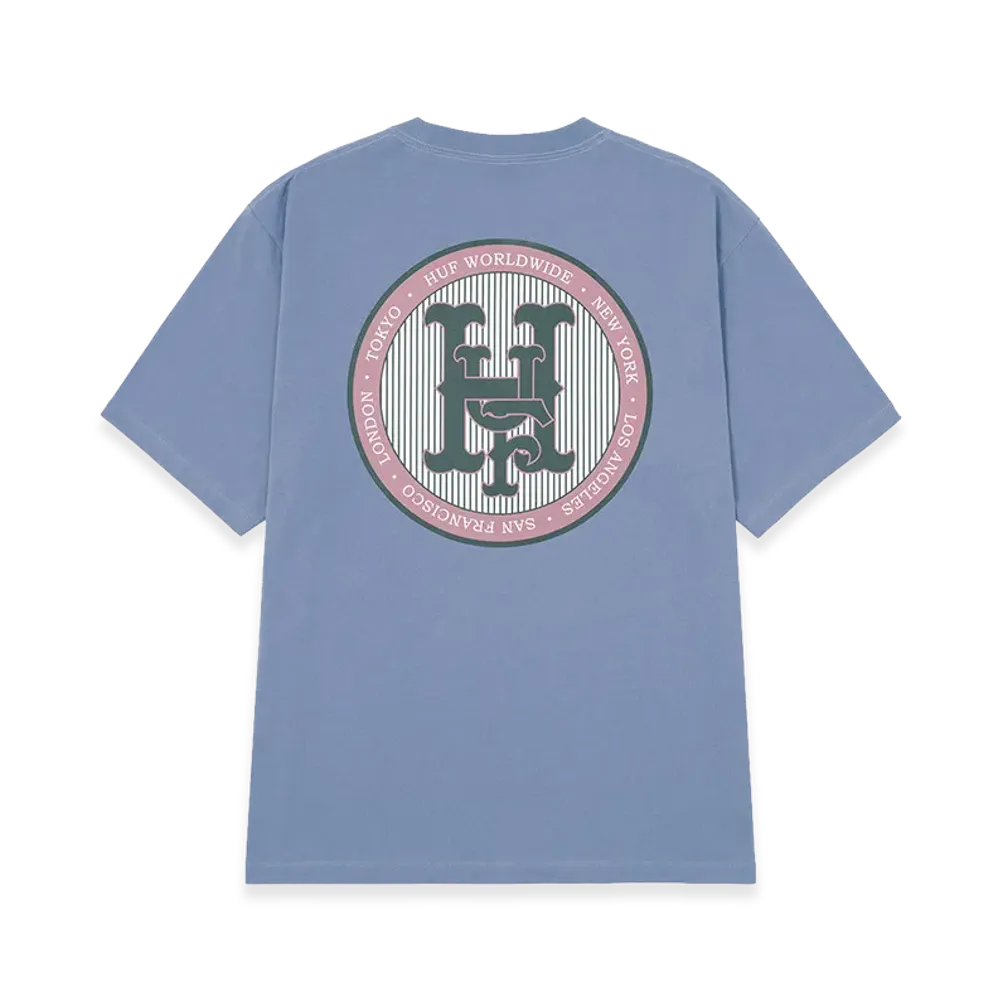 HUF Major League Tee "Steel Blue"