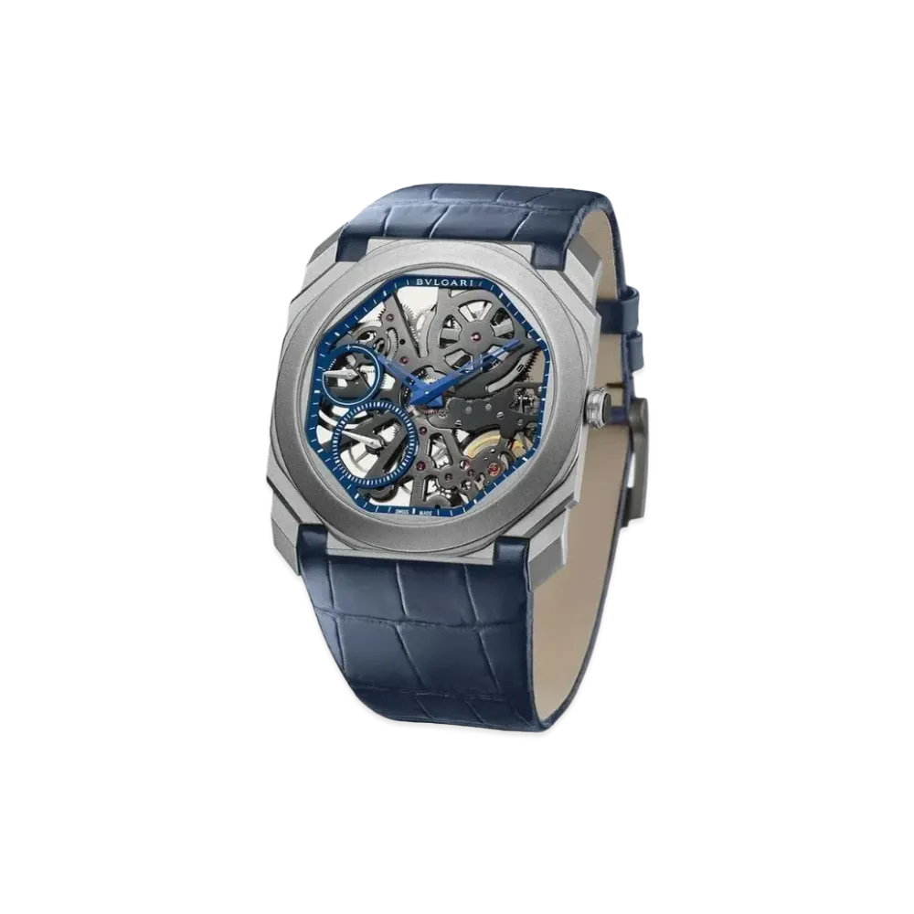 BVLGARI Octo Finissimo Skeleton Exclusive 200 "Gray/Blue/Titanium"