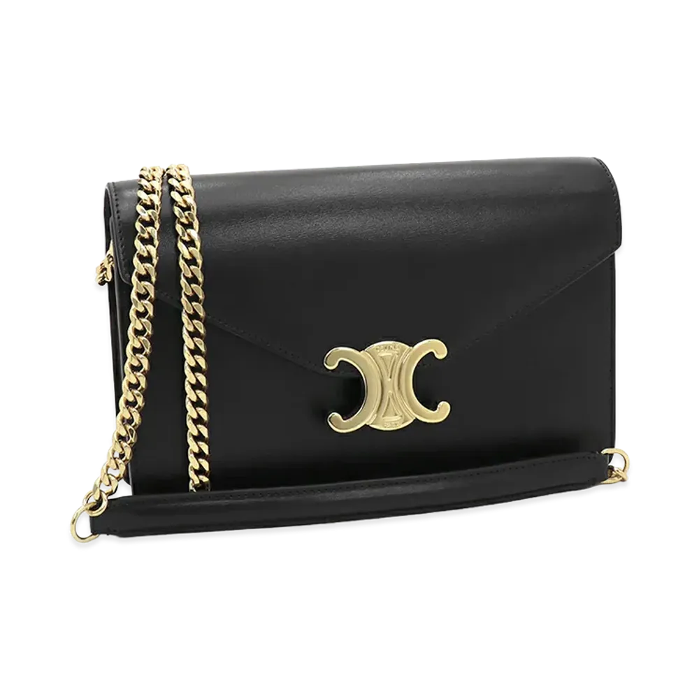 CELINE Women's Chain Wallet Margot Shoulder Bag "Black"