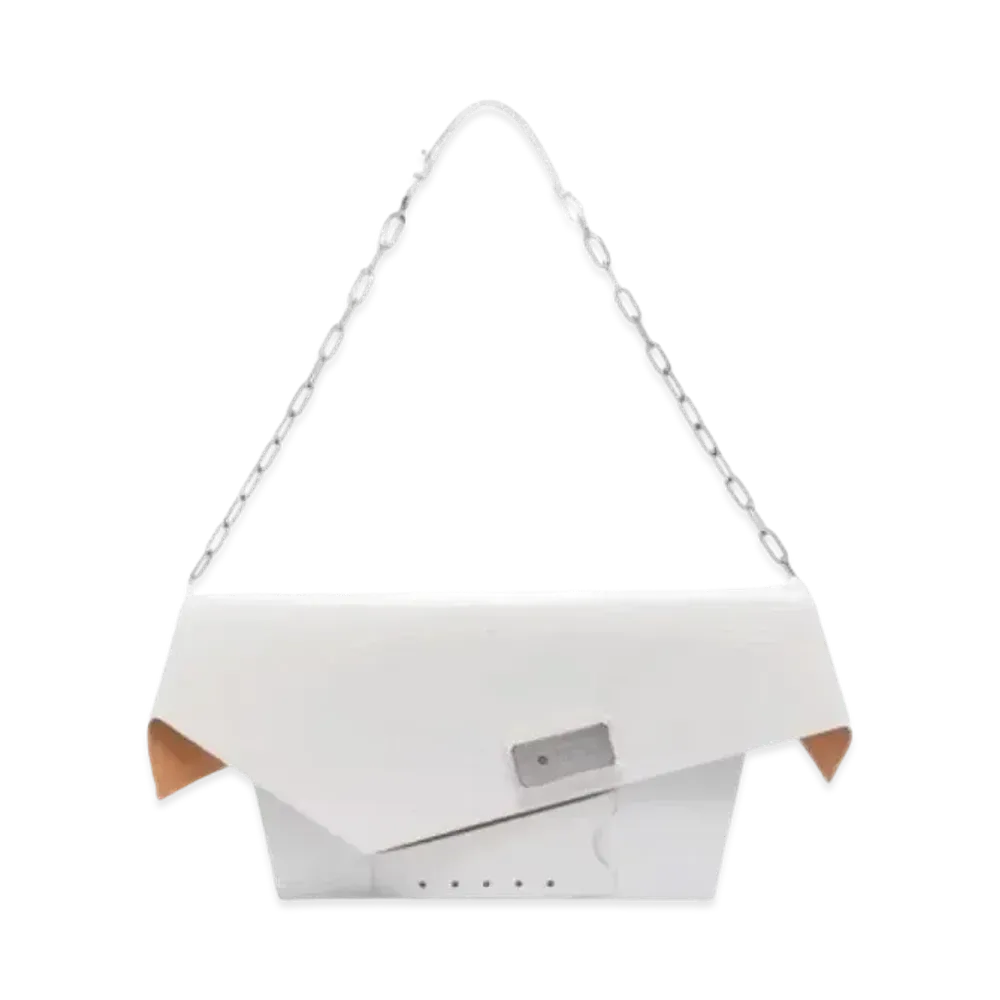 Maison Margiela Snatched Large Shoulder Bag "White"