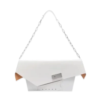 Maison Margiela Snatched Large Shoulder Bag "White"