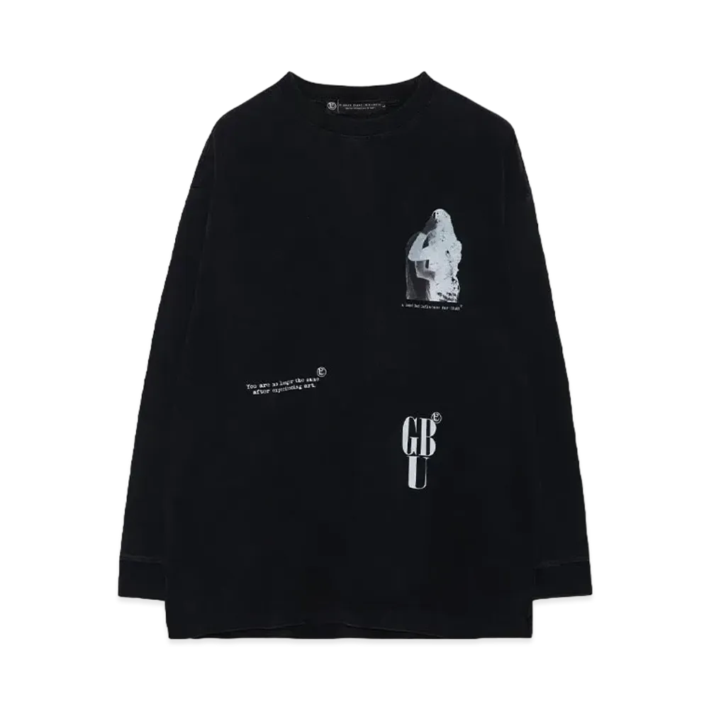 A GOOD BAD INFLUENCE LIFE IS L/S SHIRT "BLACK"