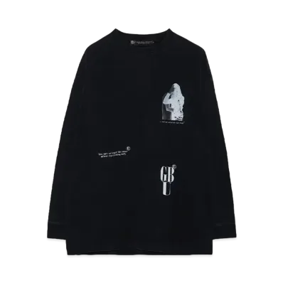 A GOOD BAD INFLUENCE LIFE IS L/S SHIRT "BLACK"