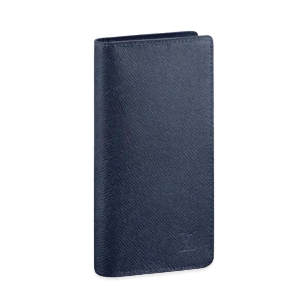 Louis Vuitton Brazza Wallet Taiga "Bleu Marine"