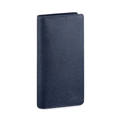 Louis Vuitton Brazza Wallet Taiga "Bleu Marine"