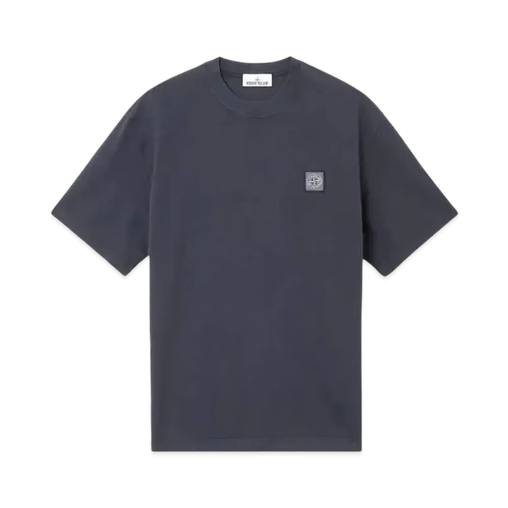 Stone Island 2100034 Combed Organic Cotton Jersey "Navy Blue"