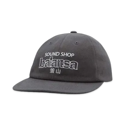 SOUND SHOP balansa ssb logo cap "CHARCOAL"
