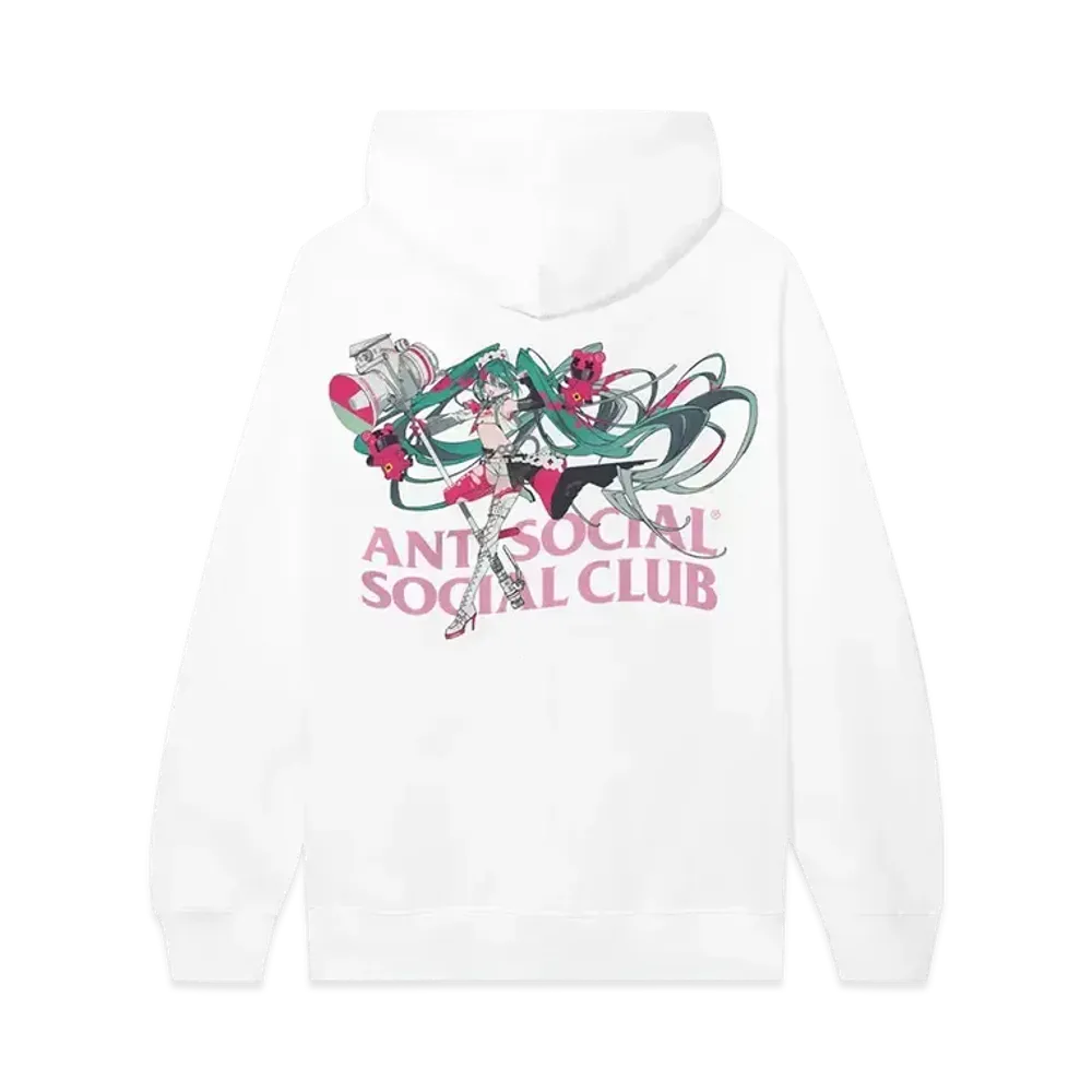 ANTI SOCIAL SOCIAL CLUB x Goodsmile Racing Cyber Isolation Hoodie "White"