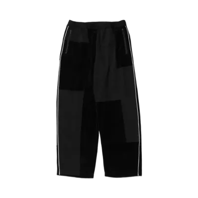 BEAMS Crazy Jersey Track Pants "Black"