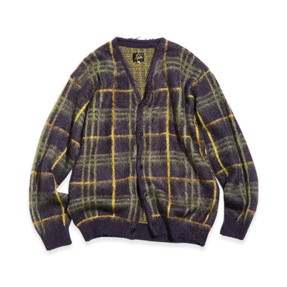 NEEDLES Mohair Cardigan "Plaid"