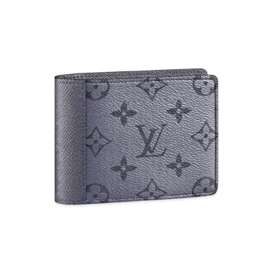 Louis Vuitton Multiple Wallet Taigarama "Silver"