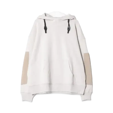 N.HOOLYWOOD Mock Neck Hoodie "Beige"