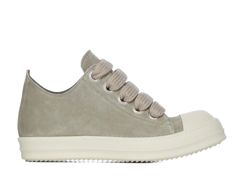 Rick Owens Women's Jumbolace Low Sneaks "Drkpearl/Milk"