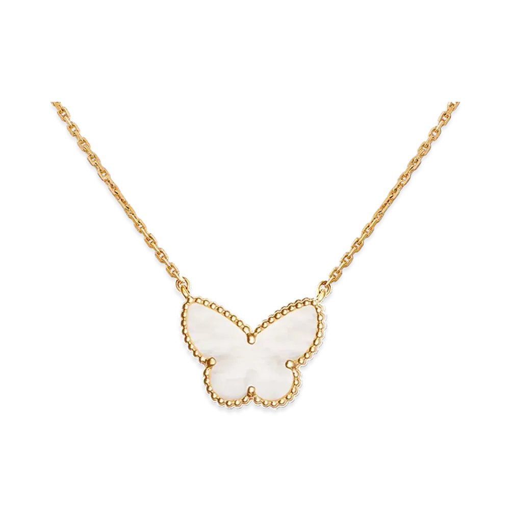 Van Cleef & Arpels Lucky Alhambra Papillon pendant "18K Yellow Gold/Mother of Pearl"