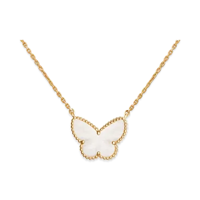 Van Cleef & Arpels Lucky Alhambra Papillon pendant "18K Yellow Gold/Mother of Pearl"