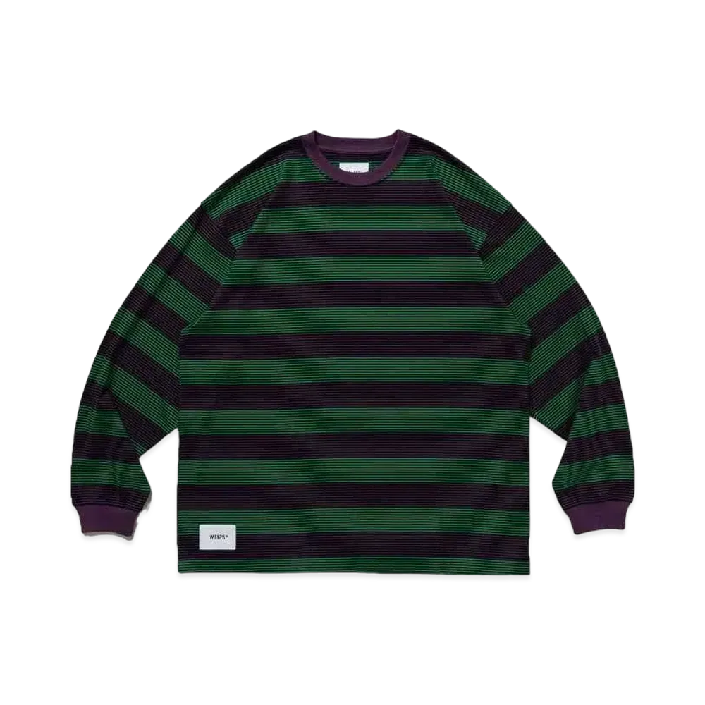 WTAPS BDY 01 / LS / Cotton. Textile. BRackets "Green"