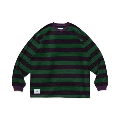 WTAPS BDY 01 / LS / Cotton. Textile. BRackets "Green"