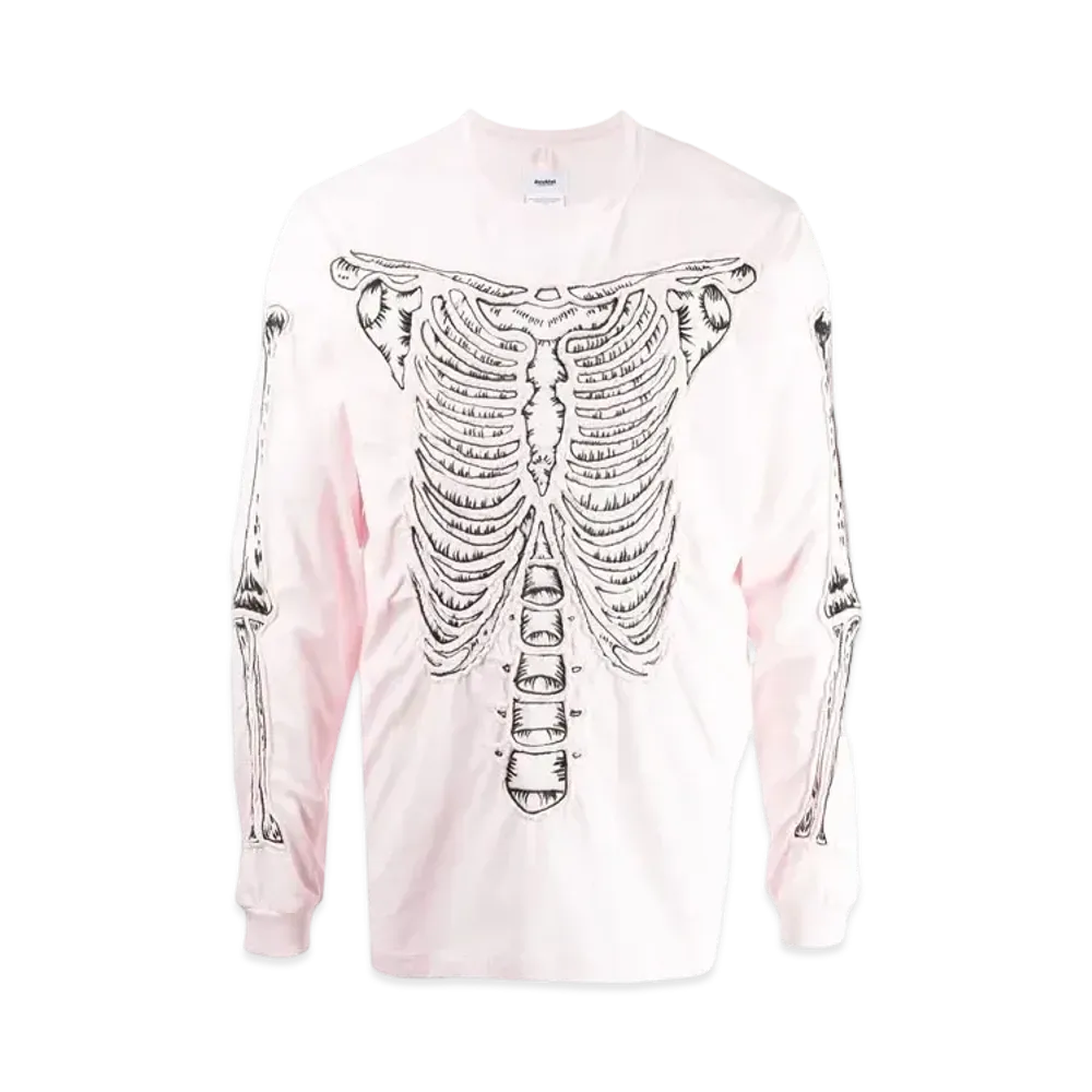 doublet Skeleton Long T-shirt "Pink"