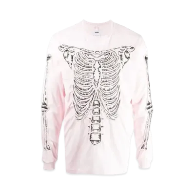 doublet Skeleton Long T-shirt "Pink"