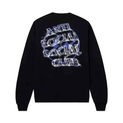 ANTI SOCIAL SOCIAL CLUB x FRAGMENT Bolt Crewneck "Black Navy"