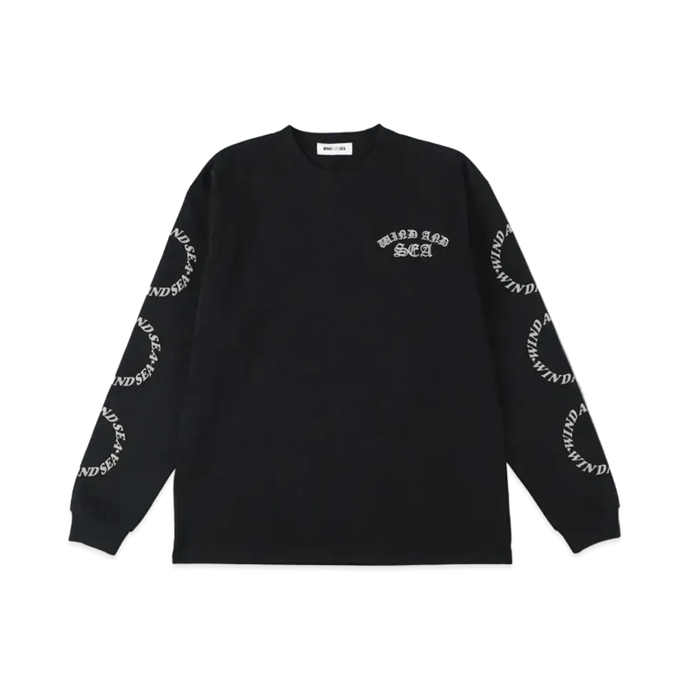 WIND AND SEA WDS (CircleI-Palm) LS Tee "Black"