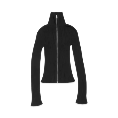 Acne Studios Zip-Up Cardigan "Black"