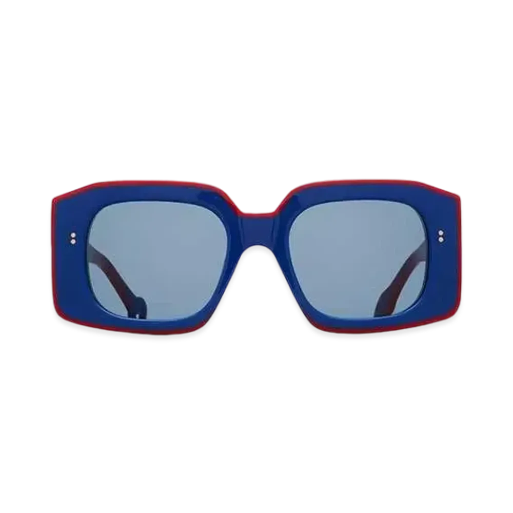 JW ANDERSON JWA01 Bumper Sunglasses "Blue/Red"