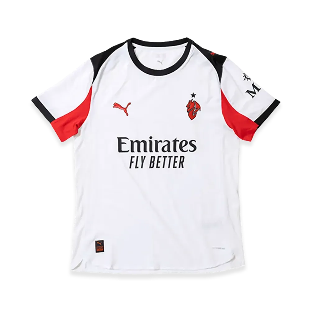 PUMA 25-26 AC Milan Away Authentic Jersey "Puma White"