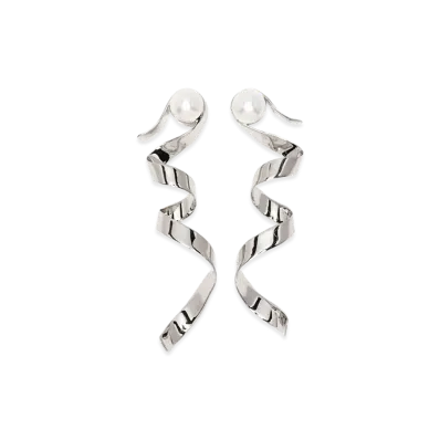 DRIES VAN NOTEN Women's Earrings "Silver"