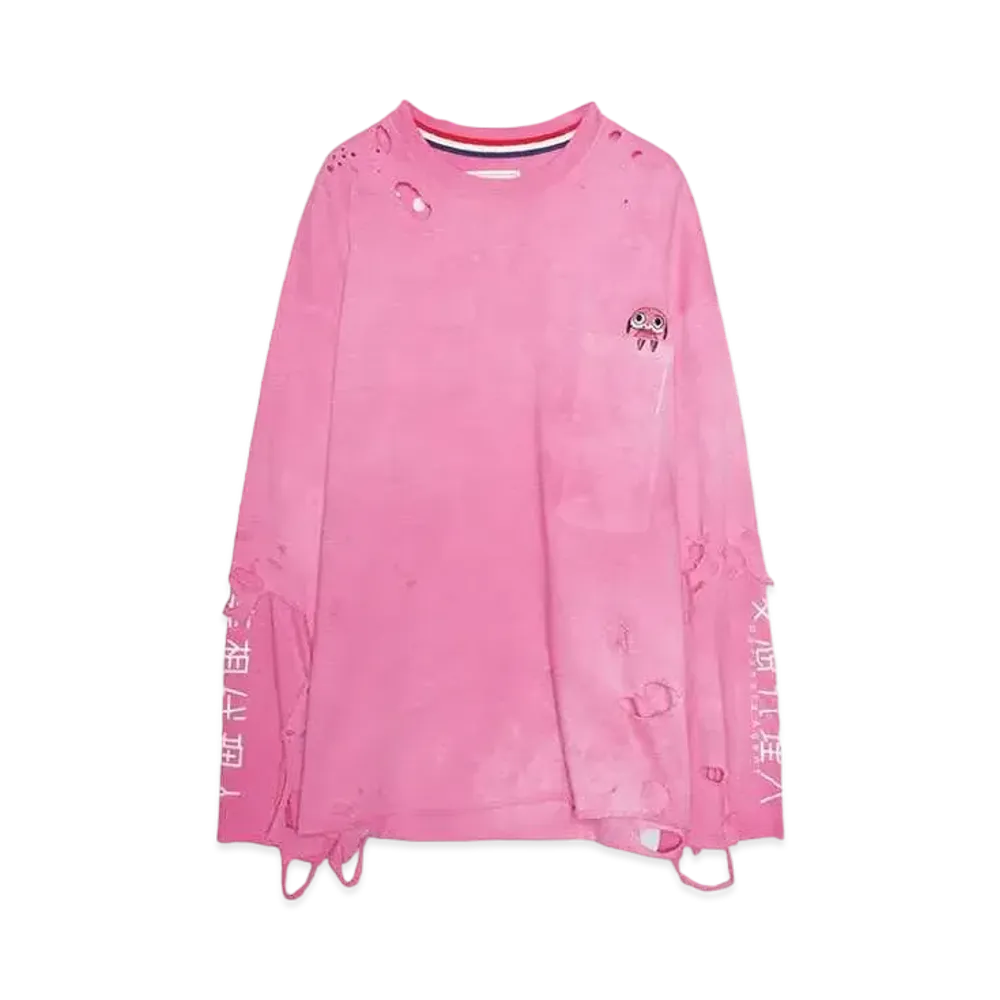 SEVESKIG Vintage L/S Tee Shirt Ver, Maromi "PINK"