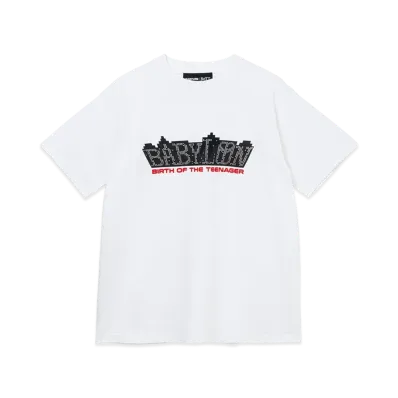 BOTT x Babylon Building Tee "White"