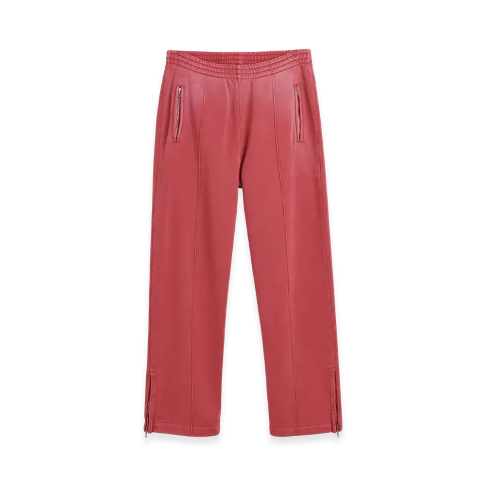 OUR LEGACY Track Pants "Red Sun Fade Hefty Fleece"