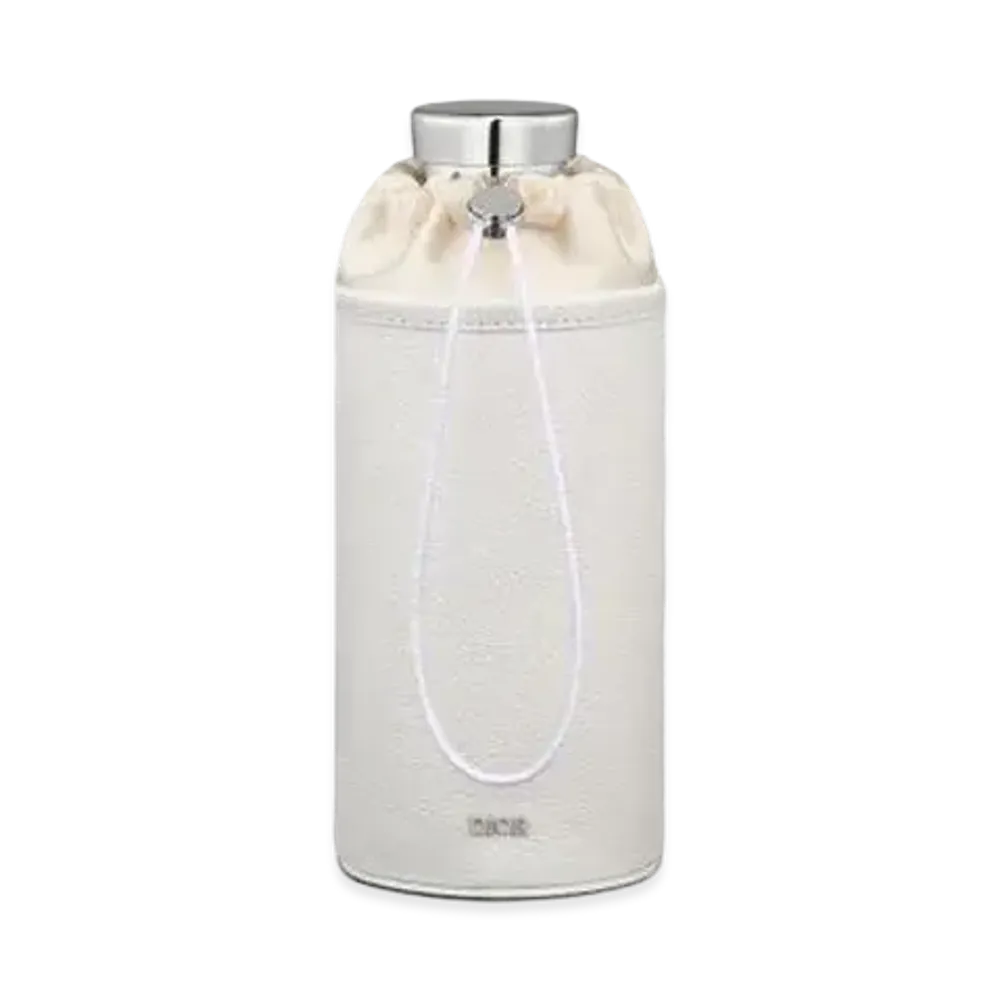 Dior x Sacai Bottle & Bottle Holder Grained Calafskin & Technical Fabric "White"