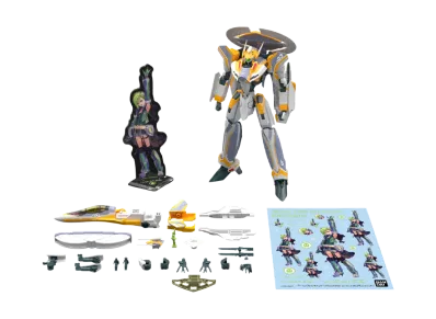 BANDAI "HIGH GRADE" -MACROSS DELTA- HG 1/100 VF-31E Siegfried (Chuck Mustang's Unit) Deluxe Set