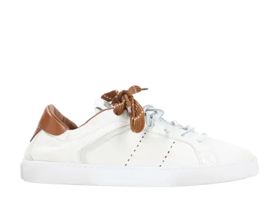 MIU MIU Women's Calf Leather Sneakers "White"