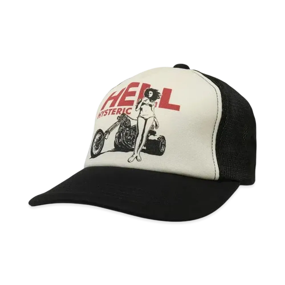 HYSTERIC GLAMOUR Hell Hysteric Mesh Cap "Black" 02251QH03