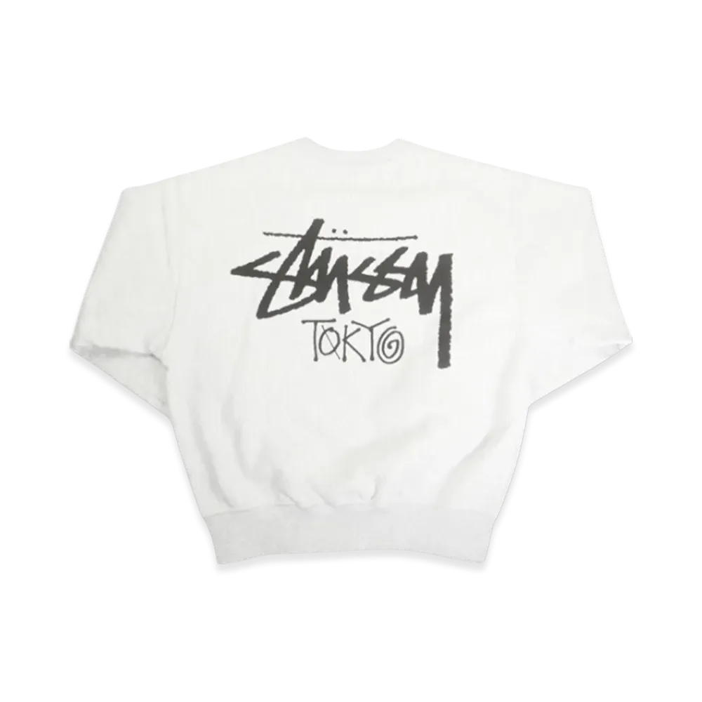 Stussy Tokyo Exclusive Crewneck Sweat "Ash Grey"