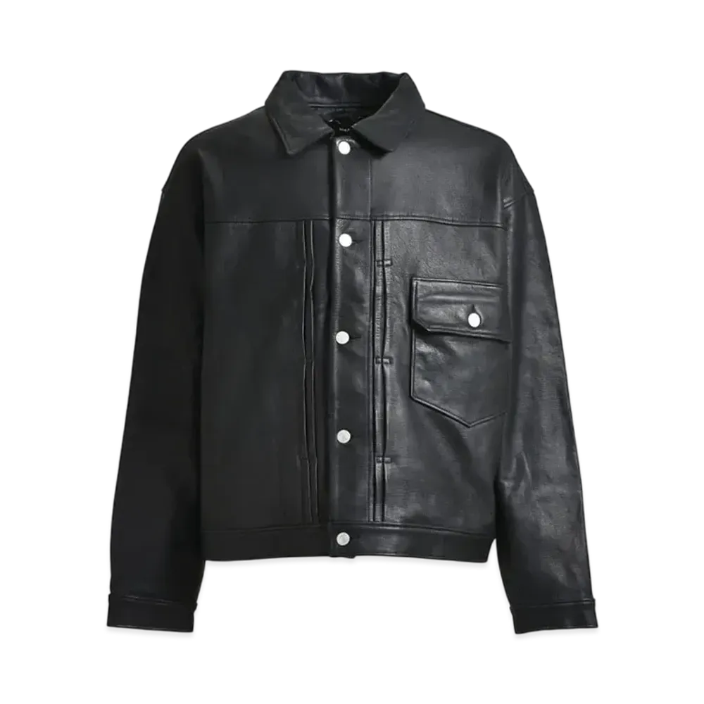 BREATH Newrich Leather 1st Jacket "Black"