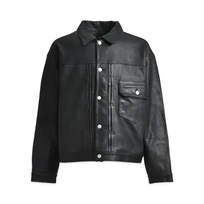 BREATH Newrich Leather 1st Jacket "Black"