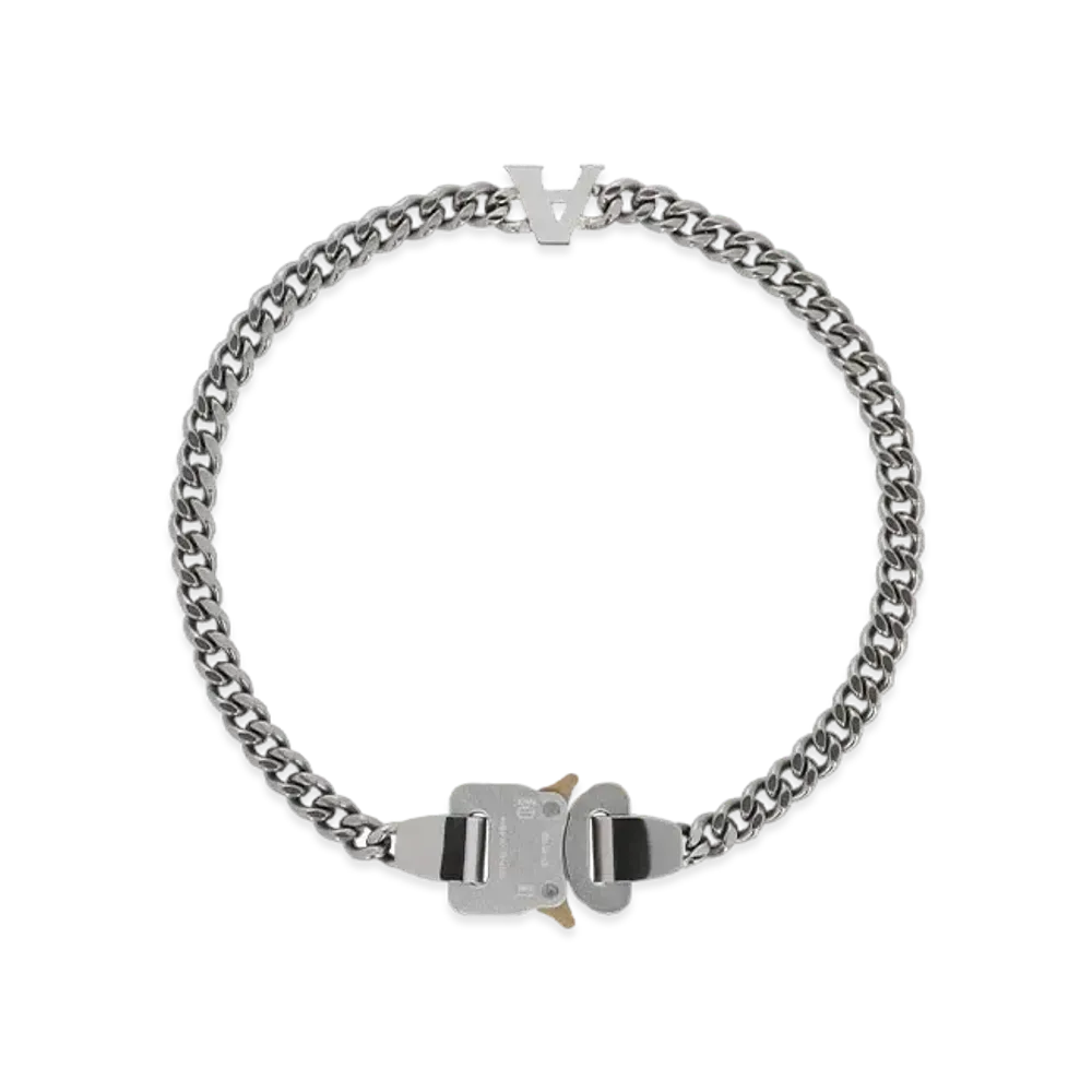 1017 ALYX 9SM Buckle Necklace with Charm "Silver"