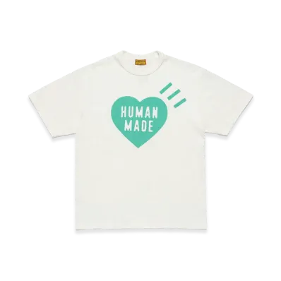 HUMAN MADE Bangkok Heart Graphic T-Shirt "White"