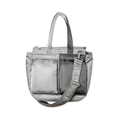 sacai x PORTER Pocket Tote Medium "Gray"