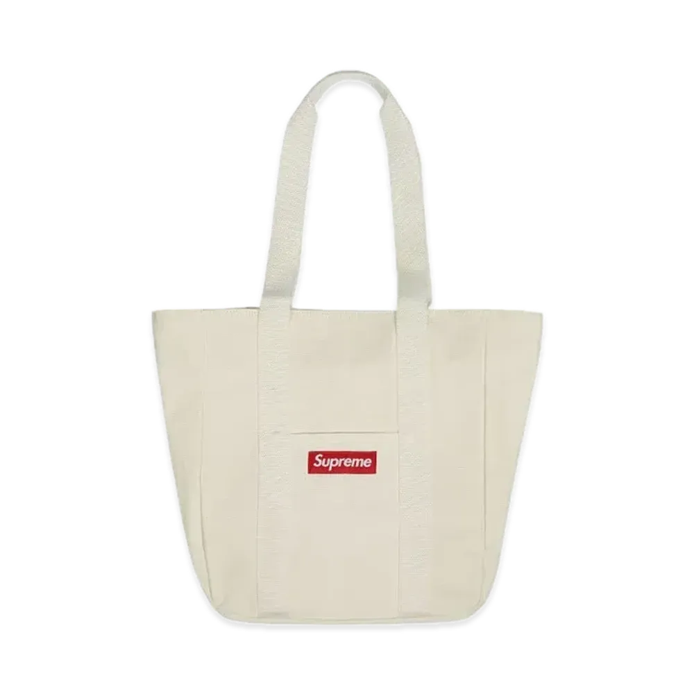 Supreme Canvas Tote "White"