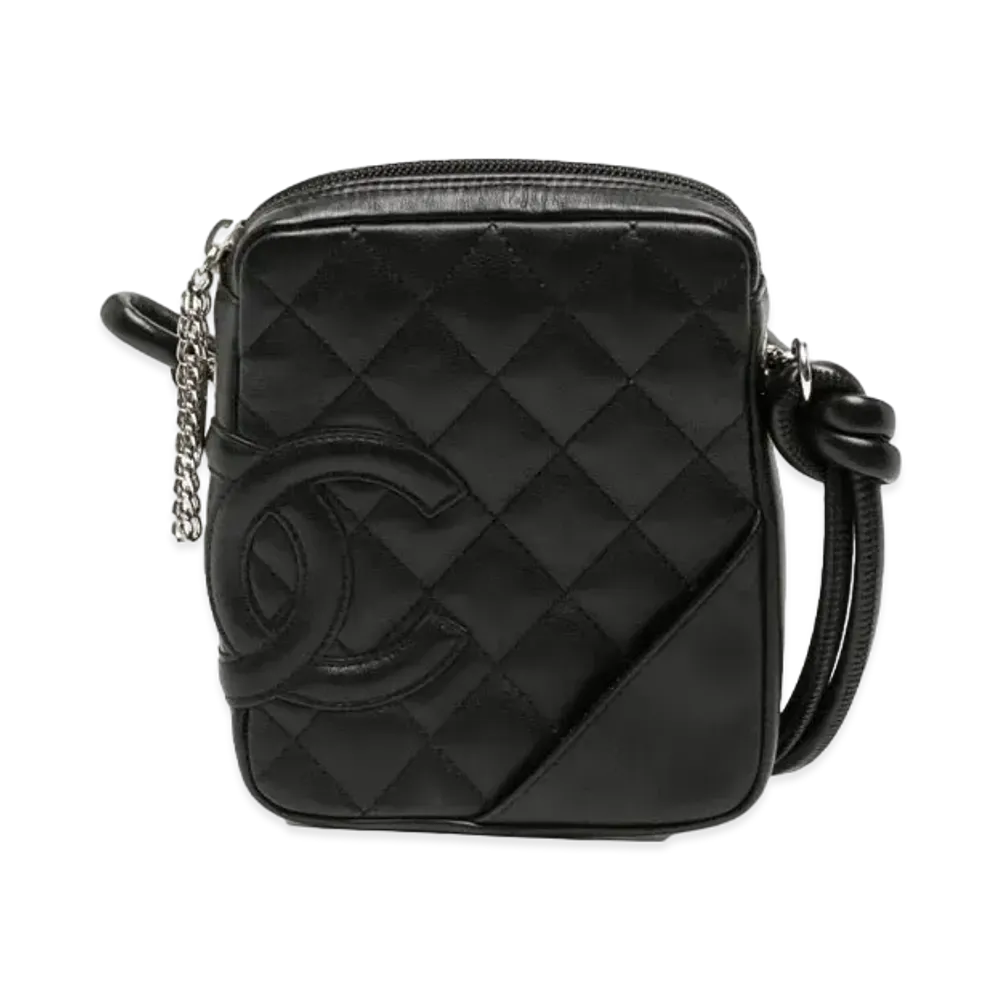 CHANEL Cambon Line Small Pochette Crossbody Bag Mini "Black"