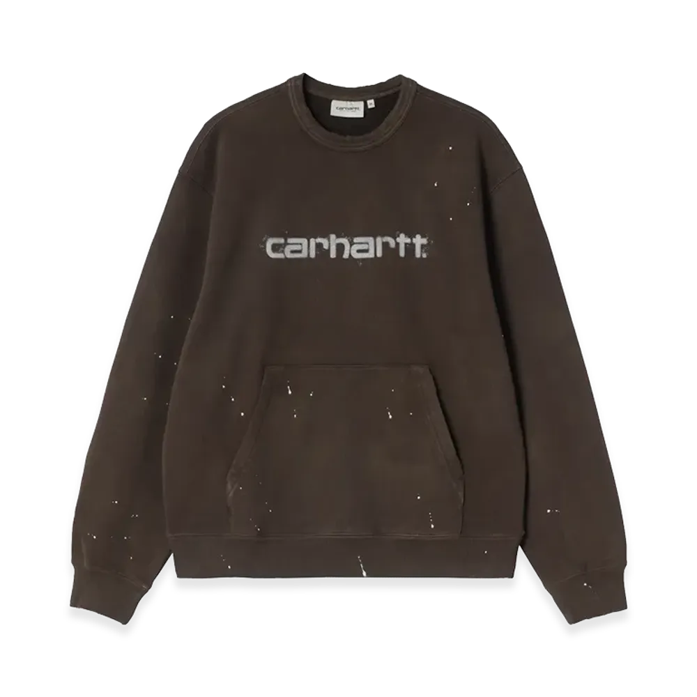 Carhartt WIP Painter Sweat "Tobacco Destroy Wash Spl"