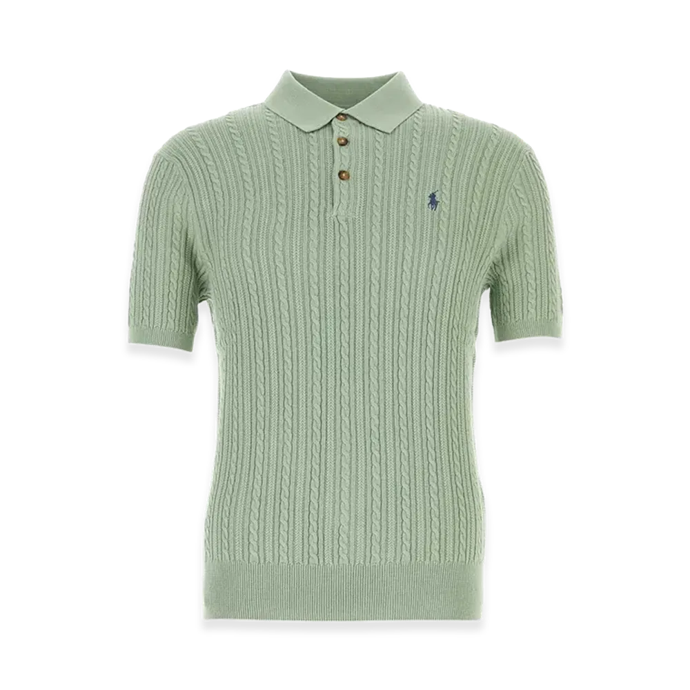 Polo Ralph Lauren Cotton Polo Shirt "Sage Green"