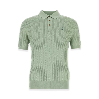Polo Ralph Lauren Cotton Polo Shirt "Sage Green"