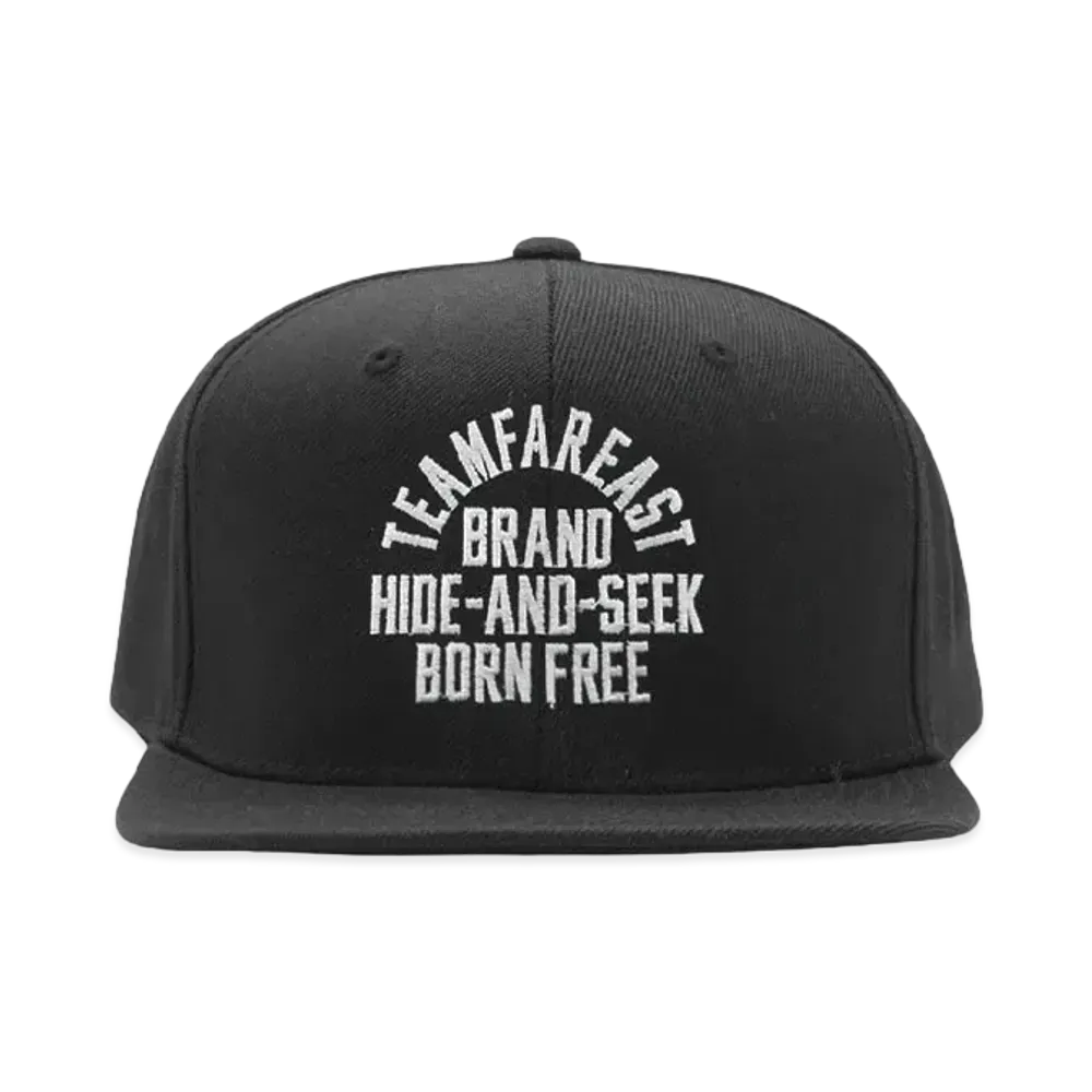 Hide and Seek College Baseball CAP(24ss) "BLACK"