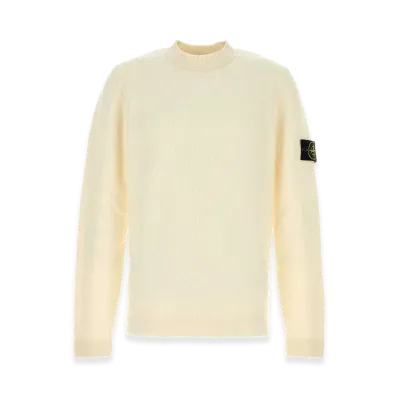 Stone Island Wool Blend Sweater "White/Ivory"