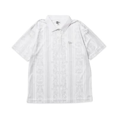 NEW ERA Golf Women's Short Sleeve Kanoko Tech Polo Shirt Bandana "White"